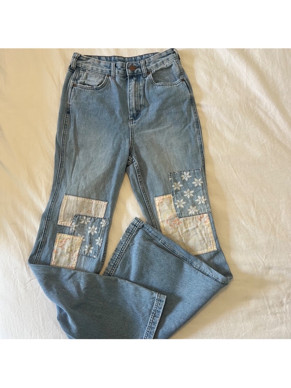 Billabong x Wrangler patchwork bell bottom jeans - Picture 4 of 10